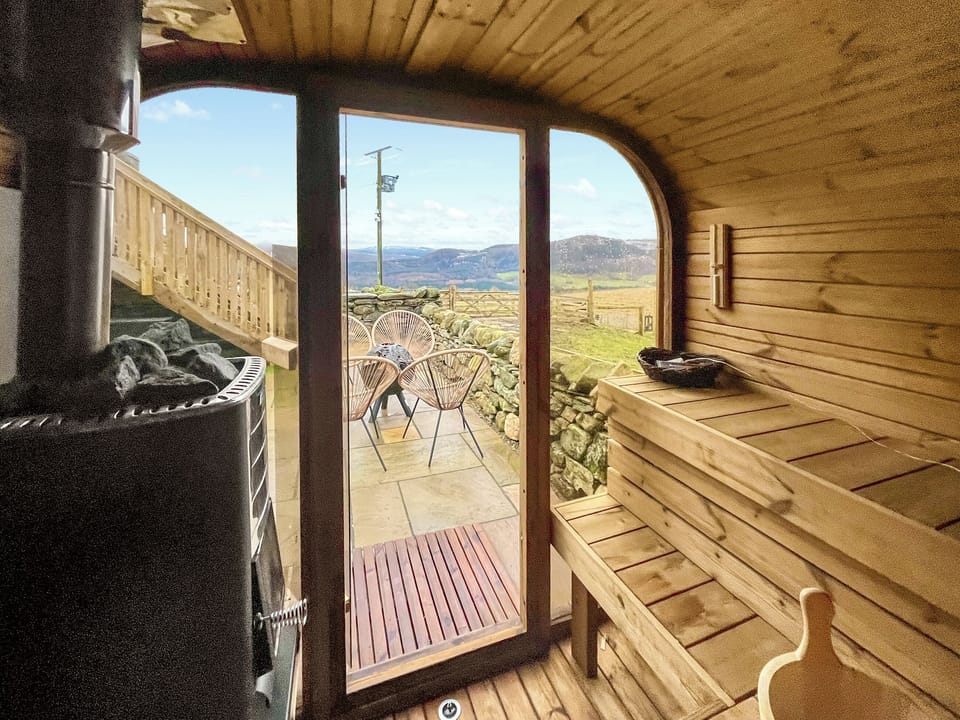 Sauna | Wellness Cottage at Tomnauld Farm, Pitlochry