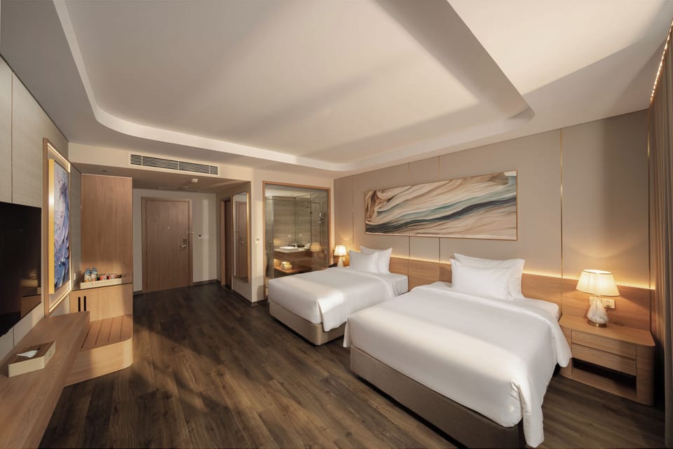 Superior Room, 2 Queen Beds | Minibar (some free items), in-room safe, WiFi (free), bed sheets
