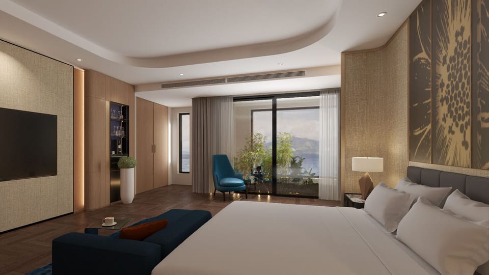 Presidential Suite | Minibar (some free items), in-room safe, WiFi (free), bed sheets