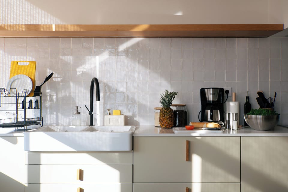 Shared fridge, microwave