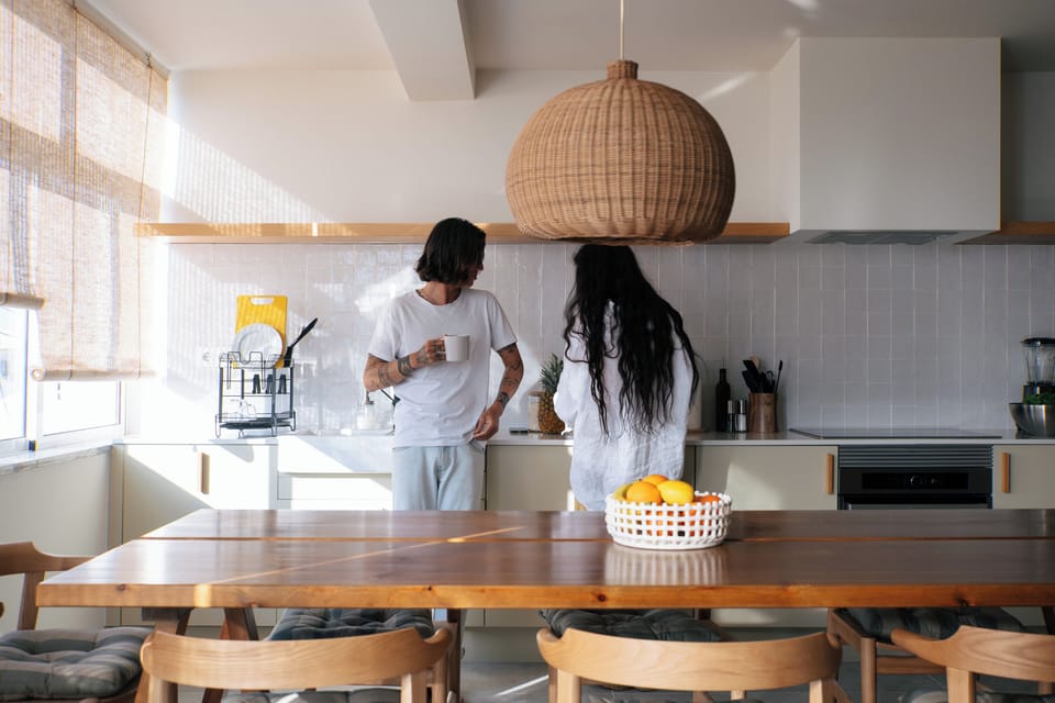 Shared fridge, microwave