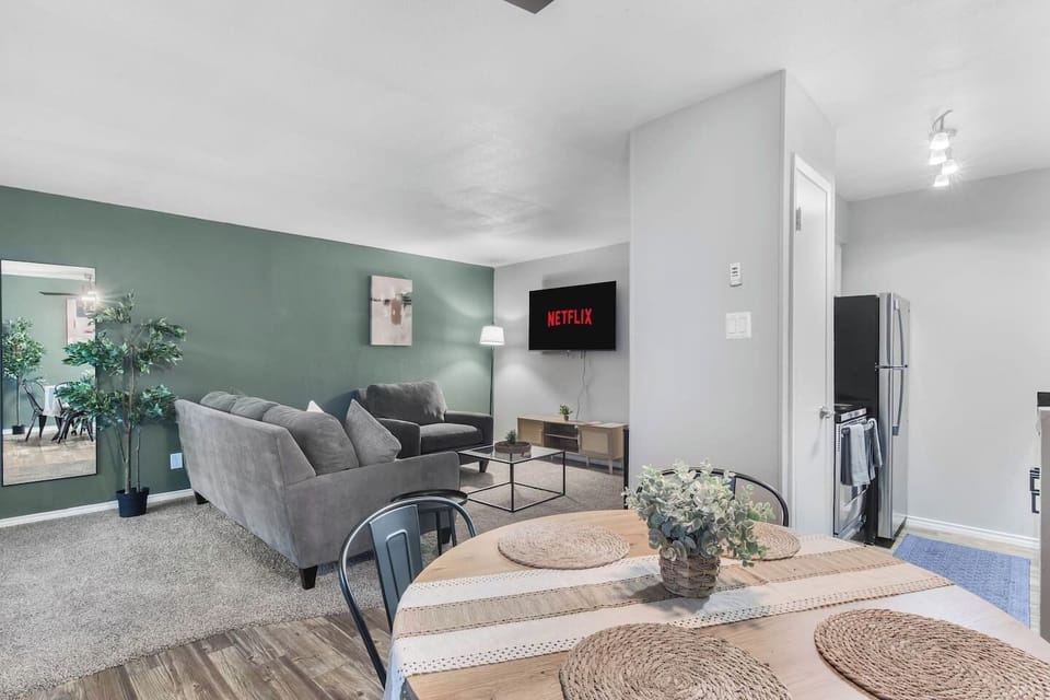 Bright and cozy dining space ideal for meals before heading to AT&T Stadium or enjoying a relaxed dinner after events. Perfect for couples, families, or small groups.