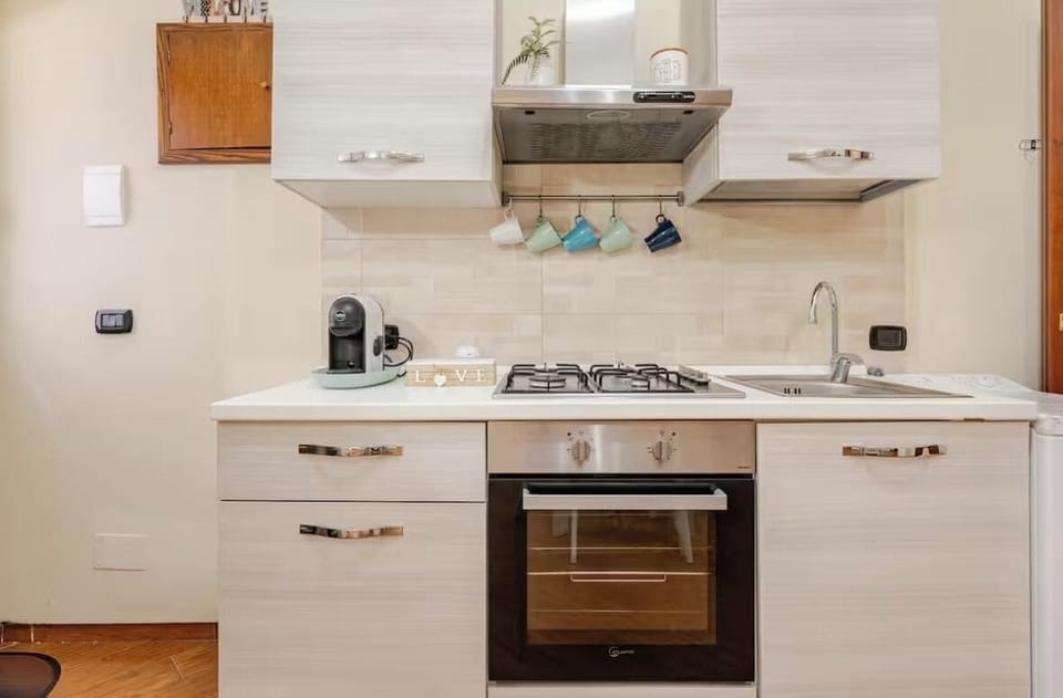 Comfort House, 1 Double Bed with Sofa bed, Kitchen, City View | Private kitchen | Microwave, oven, stovetop, espresso maker