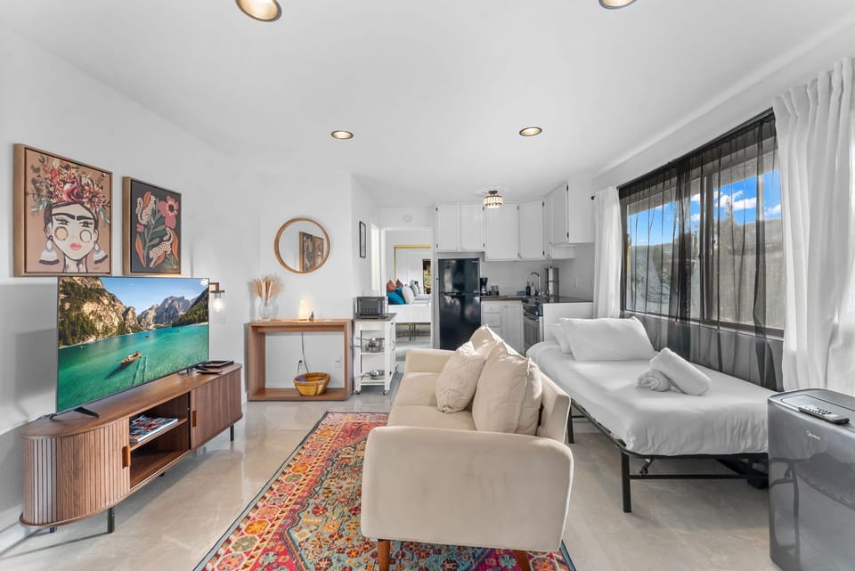 Sun-filled living with space to stretch out