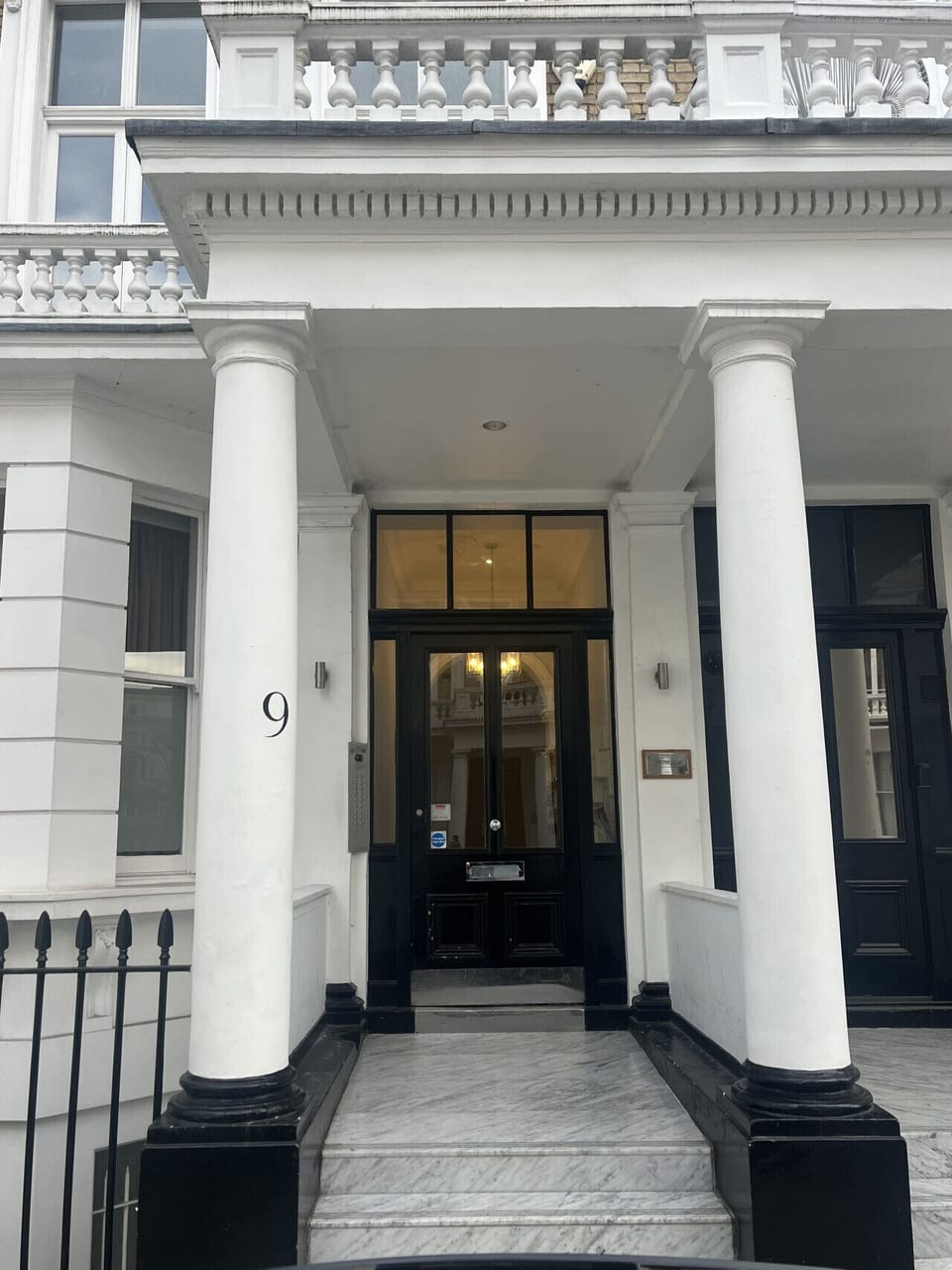 The entrance