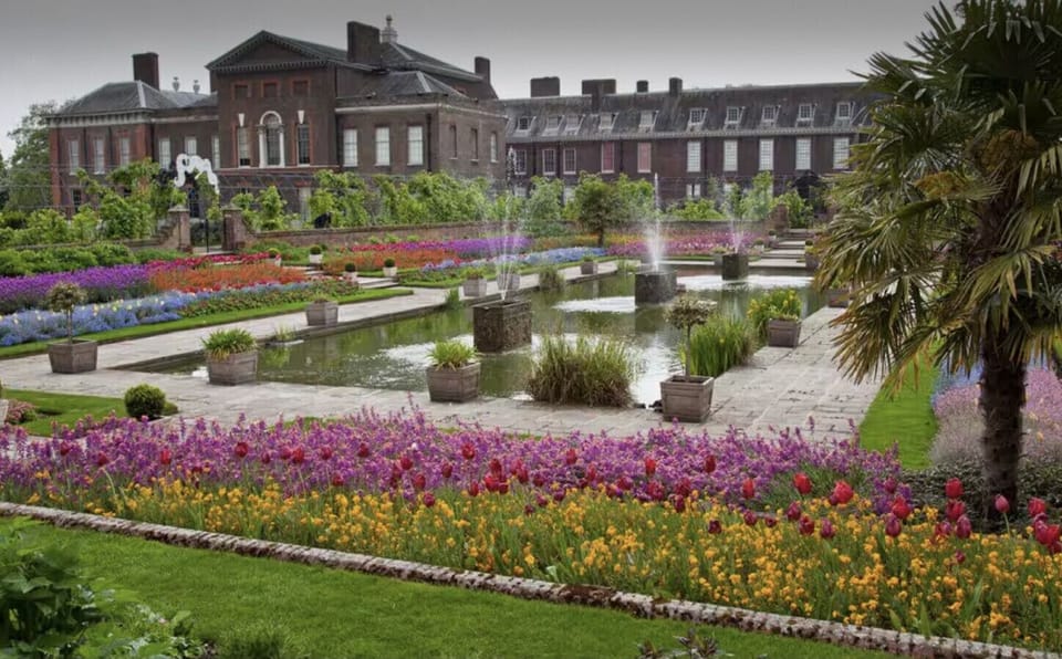 Kensington Palace and Princess Diana Memorial Garden
