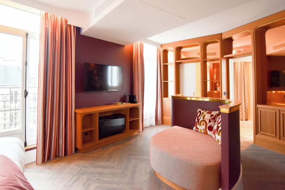 Panoramic Double or Twin Room, Balcony, City View | In-room safe, desk, blackout drapes, iron/ironing board