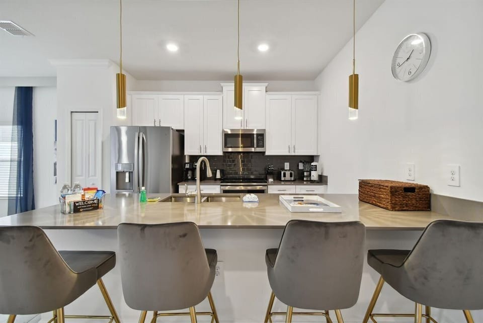 Superior Villa | Private kitchen | Highchair, cookware/dishes/utensils, dining tables