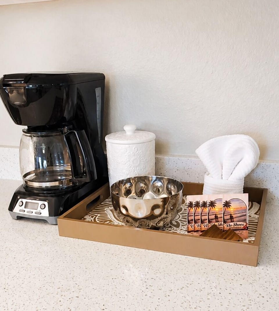 Raise and shine-start your day right with a complimentary coffee.