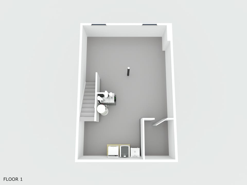 Basement has 504 sq. ft. of space with 52 sq. ft. of private storage.