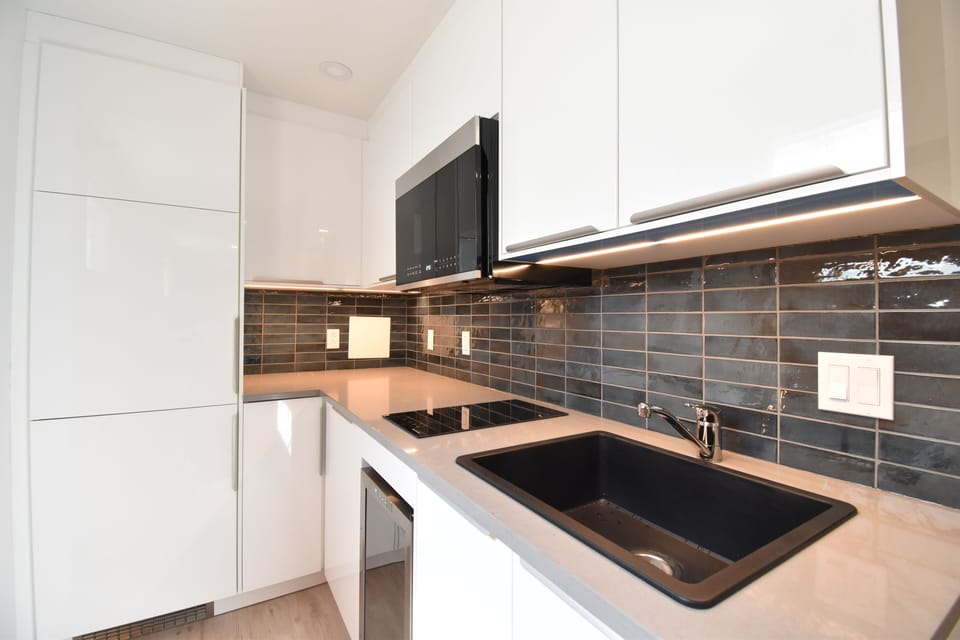 Downstair kitchen and fridge