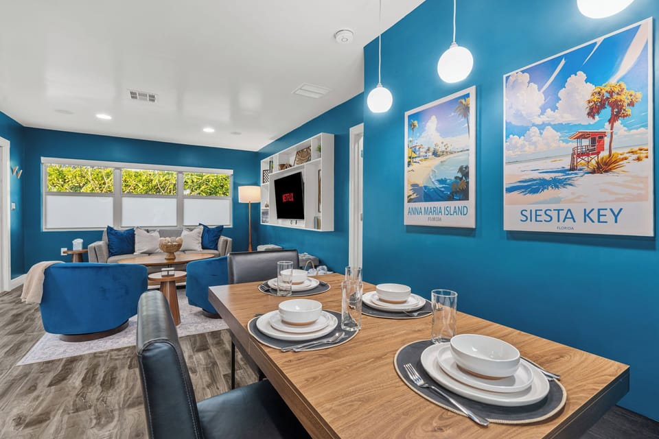 Enjoy gathering around the dining table for delicious meals and meaningful conversations!