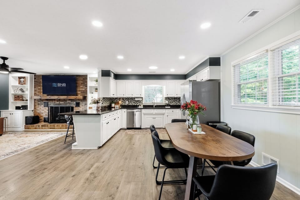 Gather around the dining table for delicious meals and meaningful conversations!