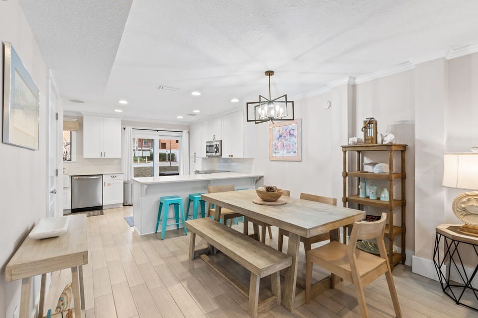 Dining Room ~ Seating for 6~ Open to Kitchen and Living Room.