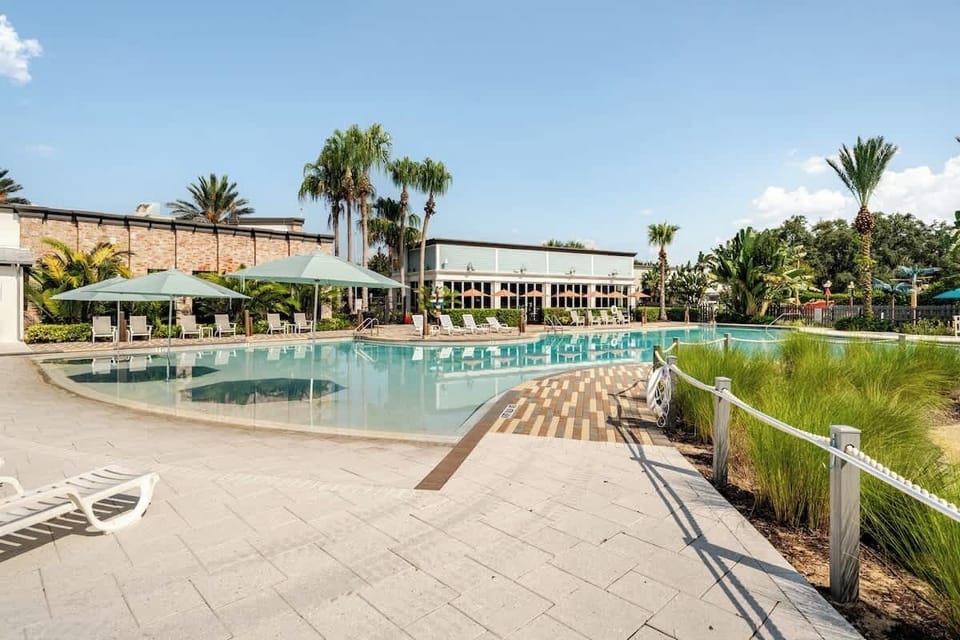 Community Resort Style Beach Pool 

