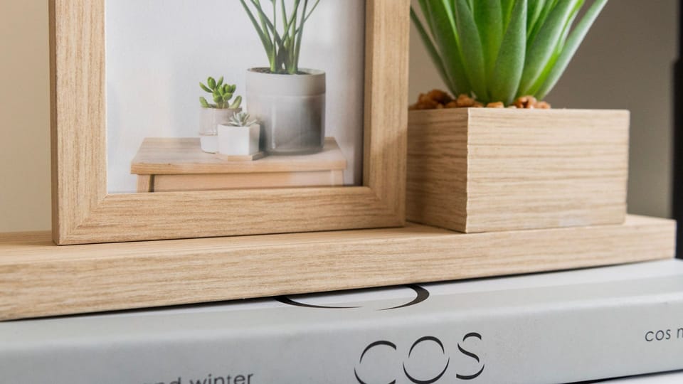 Thoughtful décor adds warmth and character to the space.