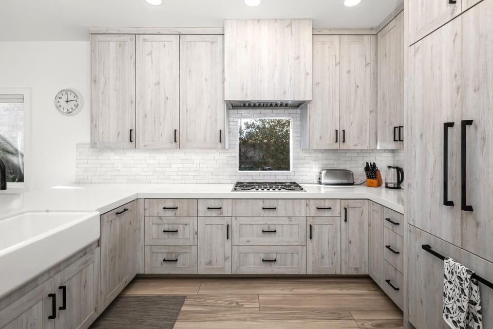 Extra counter space and smart storage keep meal prep smooth, even when everyone is cooking or gathering together.