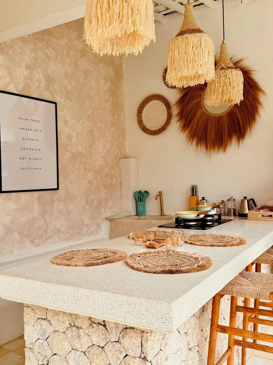 Villa, 4 Bedrooms, Private Pool | Private kitchen | Coffee/tea maker, freezer, dining tables