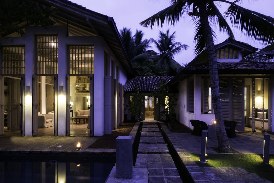 Front of property - evening/night