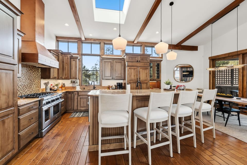 Chef's Dream Kitchen — Premium appliances, sleek cabinetry, and generous prep space designed for effortless hosting. 🍳✨