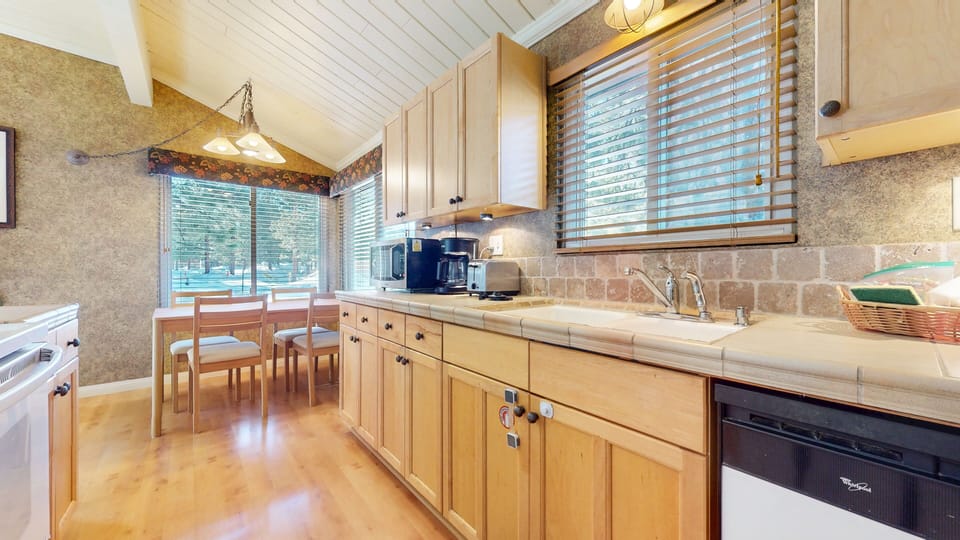 Indoors, Hardwood, Kitchen, Stained Wood, Home Decor