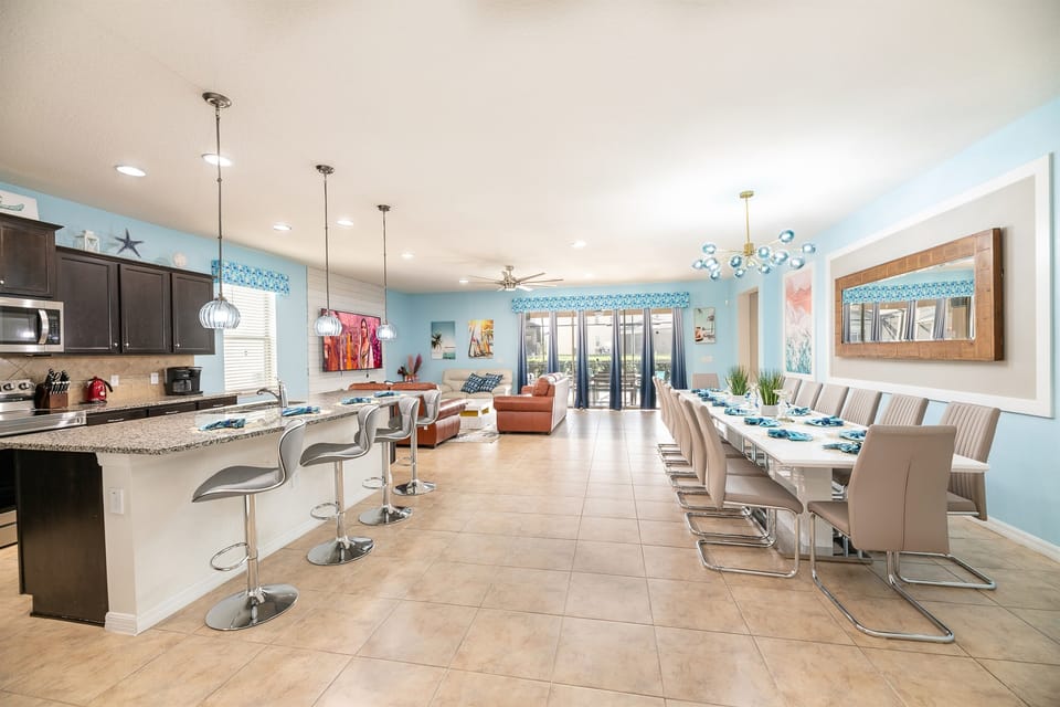 Open Plan Kitchen, Dining and Living Room