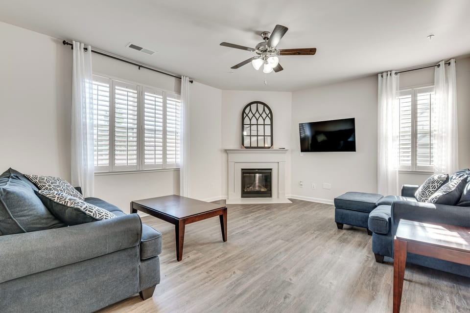 Douglasville Vacation Rental | 3BR | 2.5BA | 2,094 Sq Ft | 1 Step to Enter