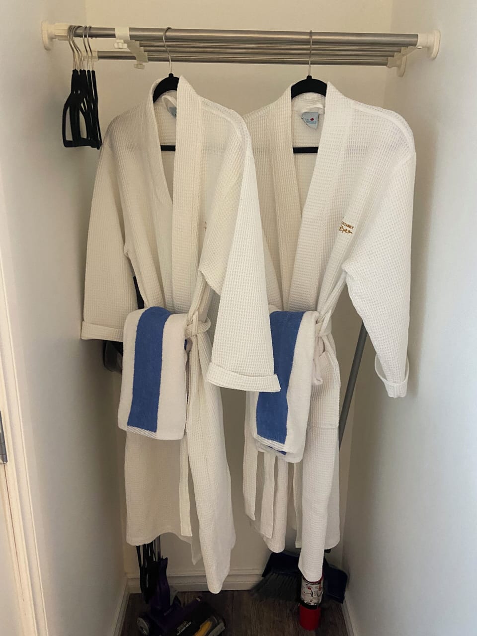 Deluxe Studio Suite | Bathroom amenities | Shower, hair dryer, bathrobes, soap