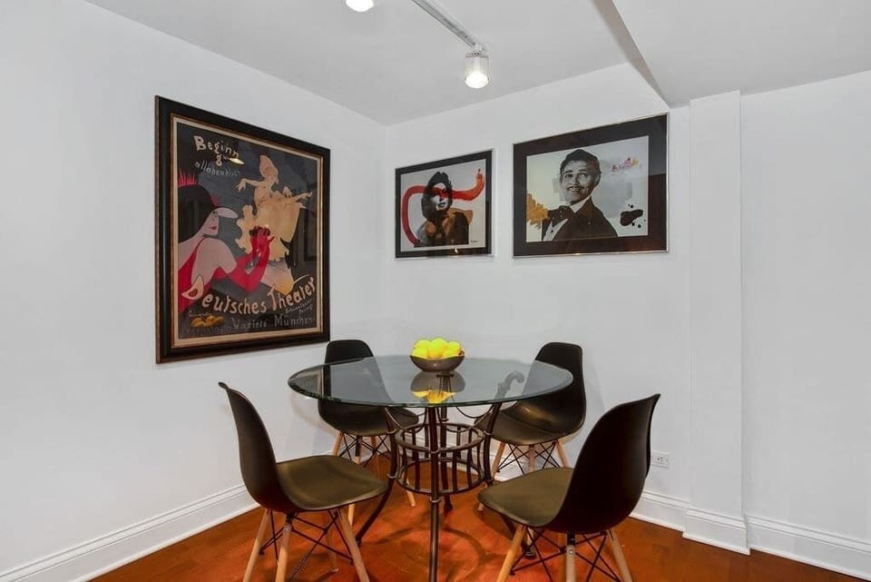 Seating for 4 on the other side of the huge living space