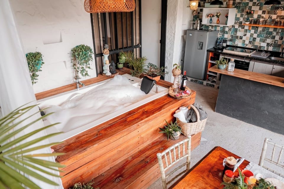 Private spa tub