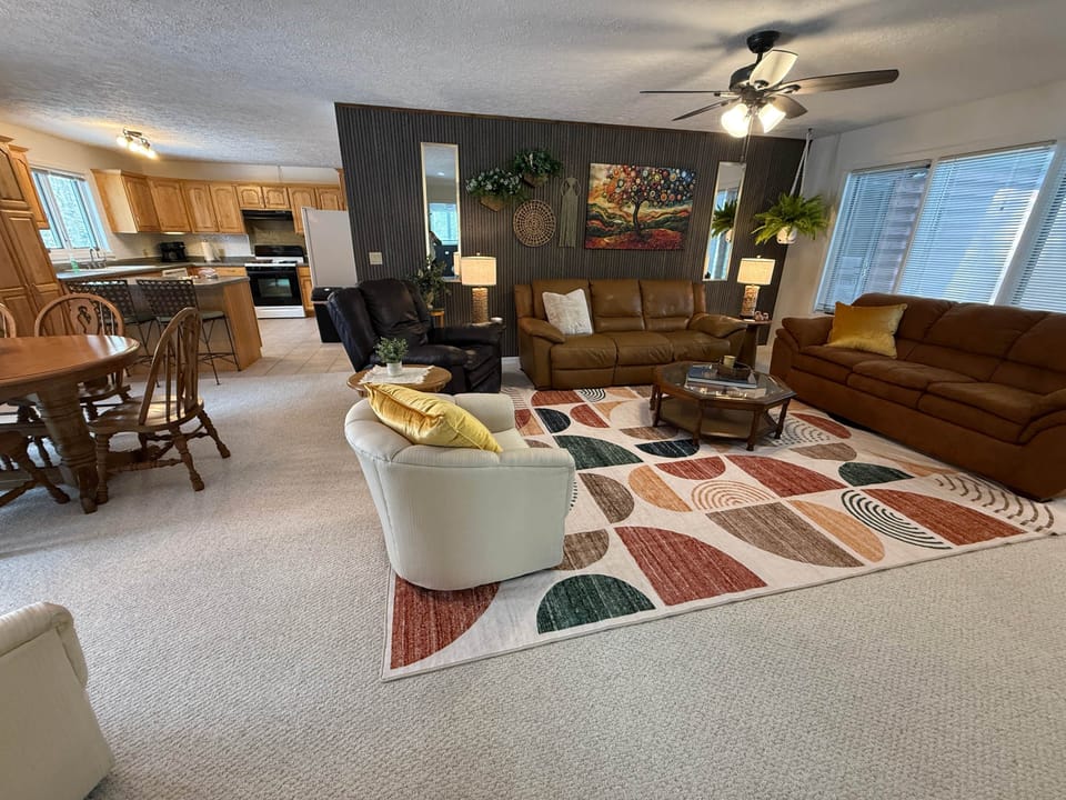 Living, Dining, Kitchen area