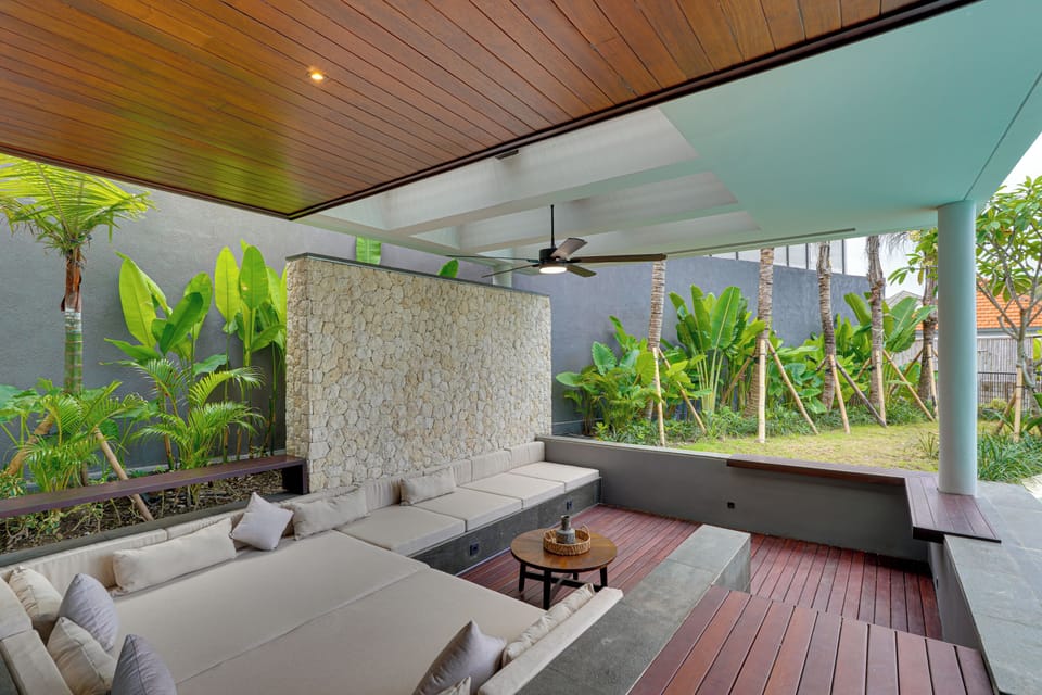 Villa, Balcony, Pool View | Terrace/patio