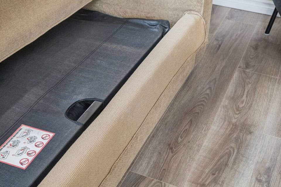 Sofa bed for extra guests!