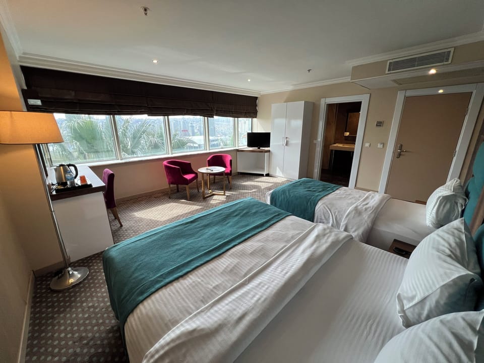 Deluxe Double Room, City View | Premium bedding, desk, laptop workspace, free WiFi
