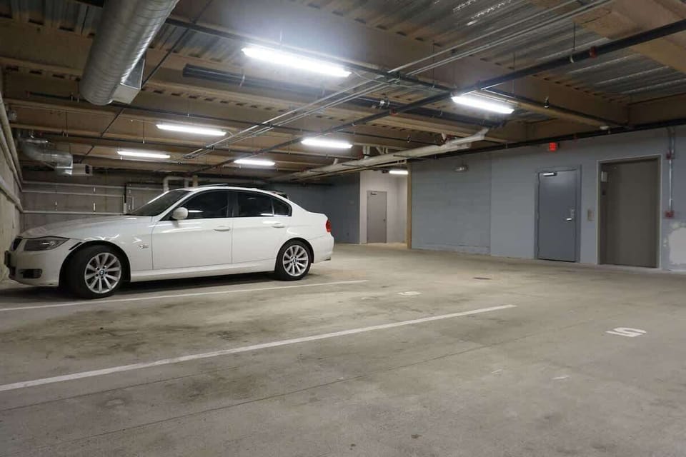 Garage parking available upon request. Subject to availability.