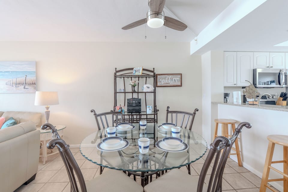 Dining and gathering area.