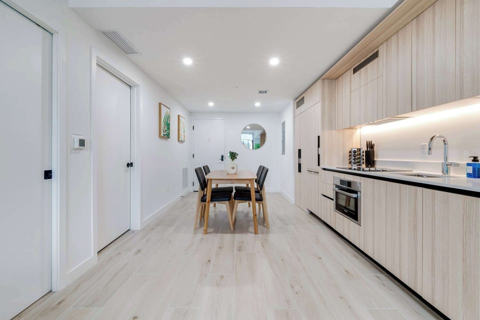 Bright and spacious kitchen featuring all the essentials of home