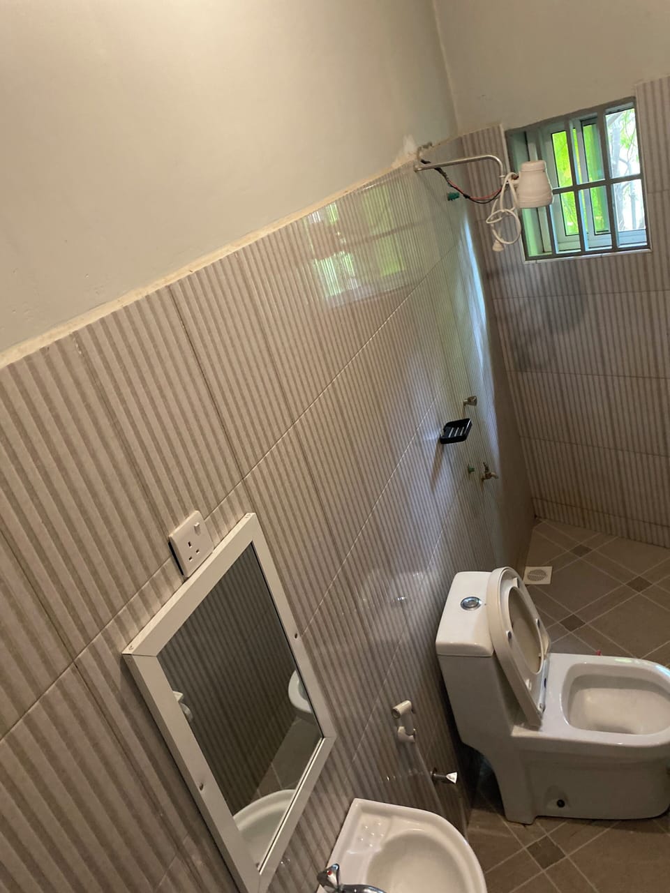 Economy Double Room, Garden View | Bathroom | Shower, slippers, towels, soap