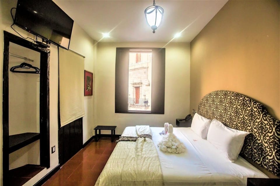 Enjoy natural light and a cozy bed after exploring town