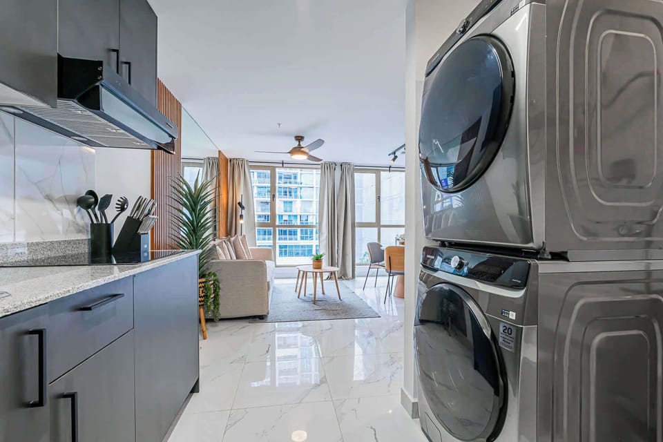 Washer and dryer conveniently in-unit