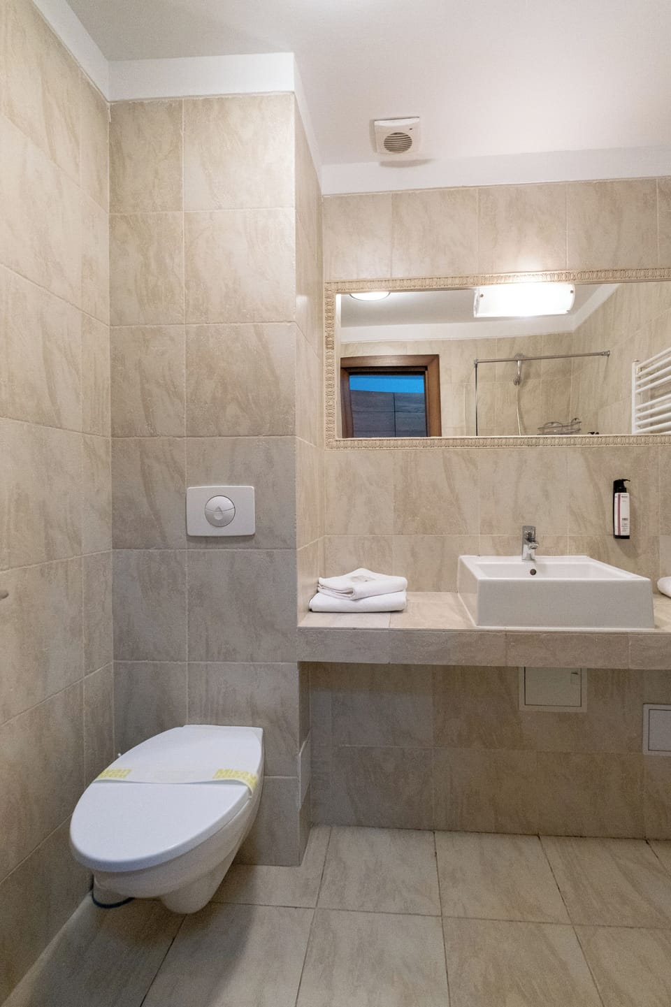 Double or Twin Room, Balcony, City View | Bathroom | Shower, hair dryer, towels, soap