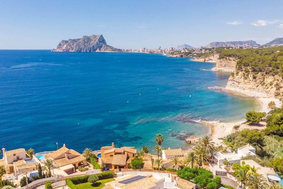 Cala Baladrar Aerial View