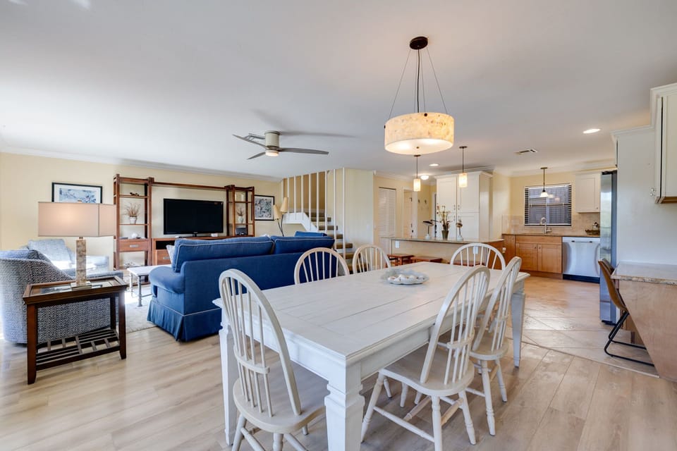 Expansive living room on first level