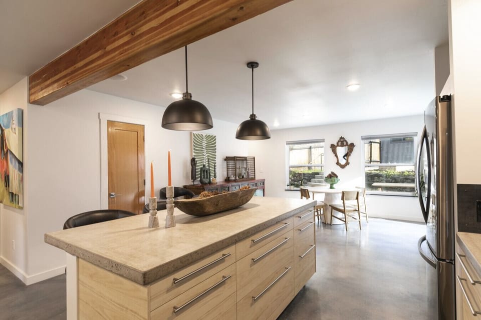 Spacious Kitchen Island for Meal Prep