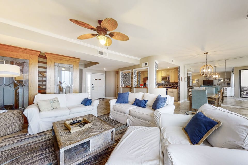 Condo, Multiple Beds, Pool Access, Ocean View (1871 Turtle Dunes) | Living area
