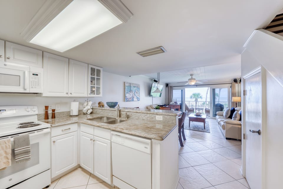 Condo, Multiple Beds, Patio, Beach View (Coquina A207 - Shell Haven) | Private kitchen