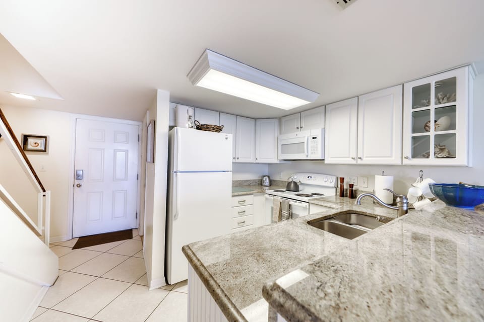 Condo, Multiple Beds, Patio, Beach View (Coquina A207 - Shell Haven) | Private kitchen