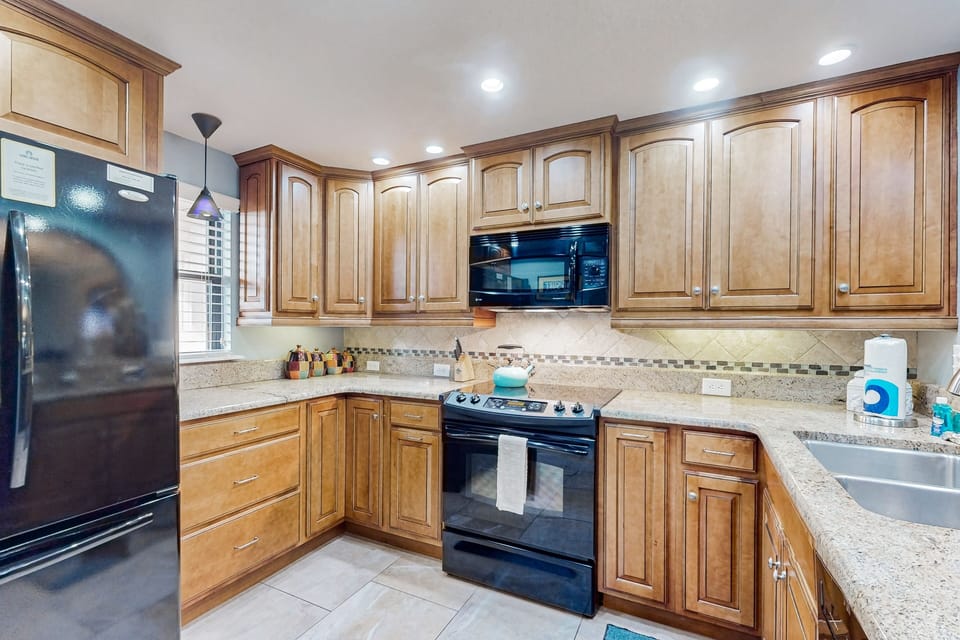 Condo, Multiple Beds, Pool Access, Pool View (Sea Fair Condo Unit 12128) | Private kitchen
