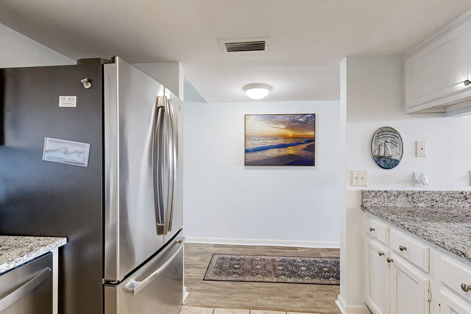 Condo, Multiple Beds, Patio, Ocean View (302 Atlantis on Amelia) | Private kitchen