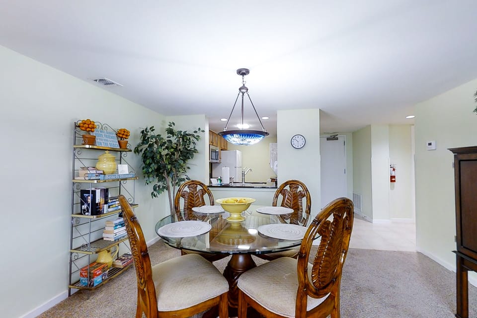 Condo, 1 King Bed with Sofa bed, Patio, Ocean View (A116 Amelia Surf and Racquet) | 1 bedroom, individually decorated, individually furnished